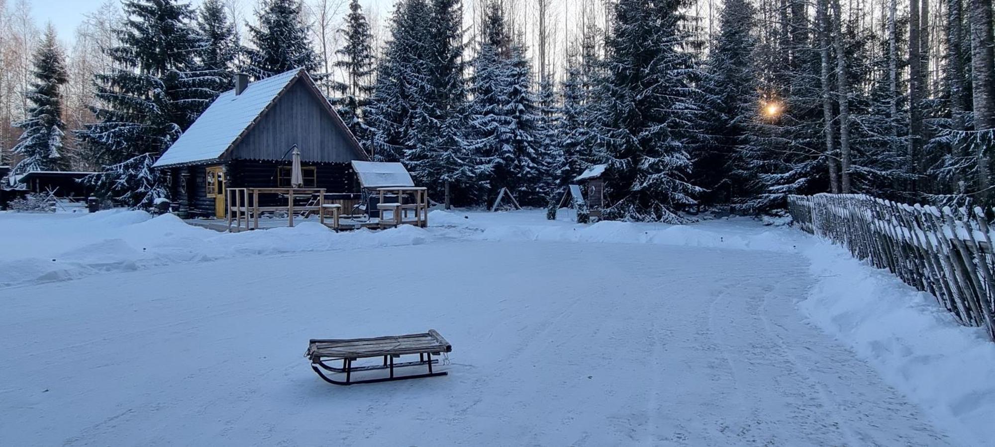 ホテル Atsikivi Puhketalu Häädemeeste エクステリア 写真